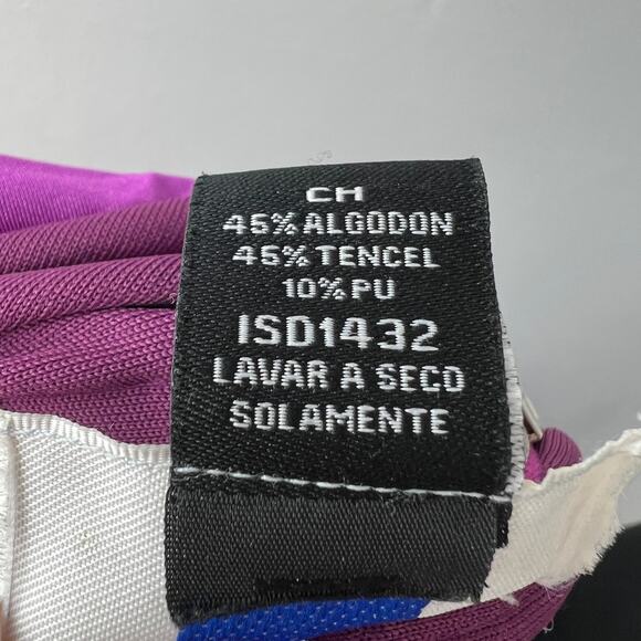 BOUBOU Purple Cotton Blend One Shoulder Embellished Ruched Mini Cocktail Dress S - Picture 7 of 7